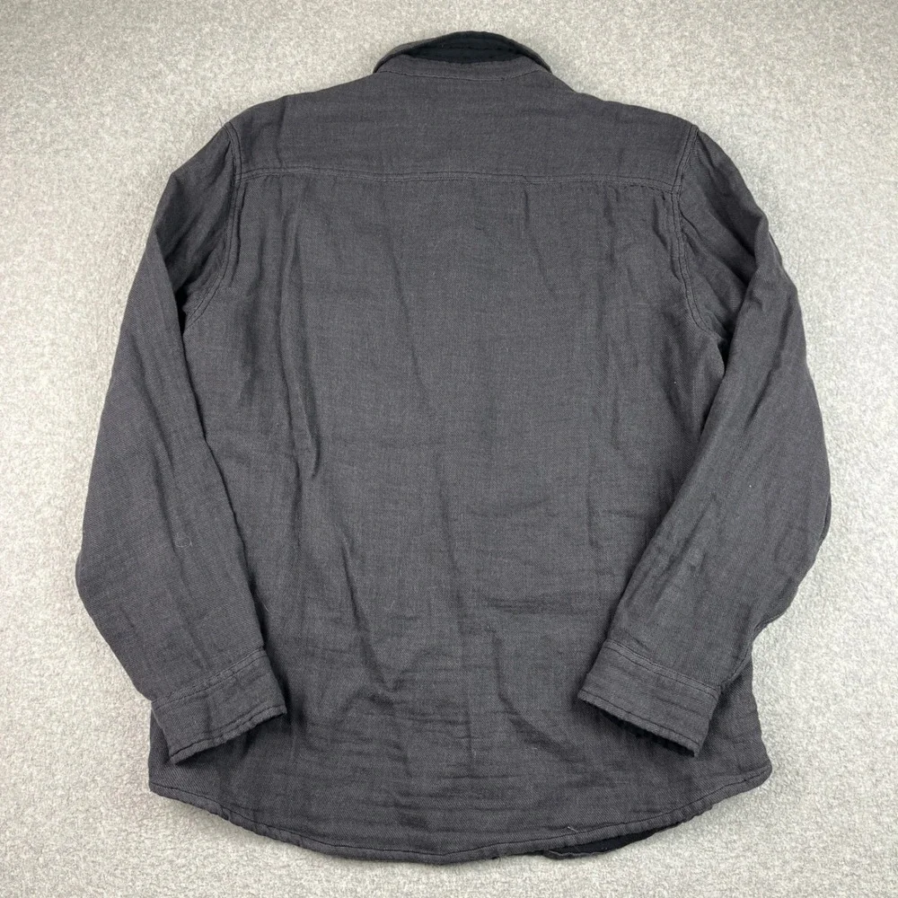 Carbon 2 Cobalt Button Down Shirt Mens Large Gray Cotton Long Sleeve 133305